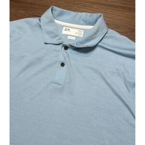 Oakley Golf Aero Hydrolix Jersey Golf Polo Regular Fit Aviator Blue Men's Sz L